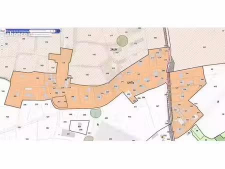 terrain 800 m² en zone uhtb