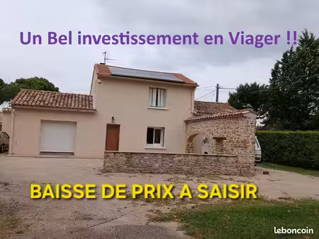 villa en viager 4 pièces 90 m²