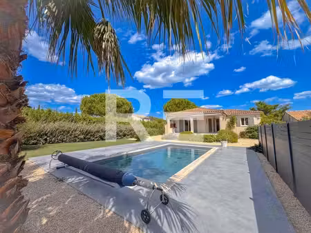 bellegarde – villa plain-pied  piscine & jardin 1 000 m²