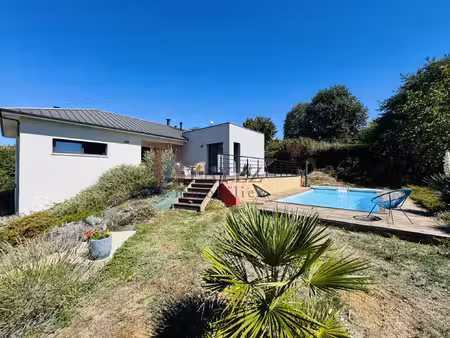 maison 4 chambres avec piscine et vue panoramique sur la cam