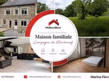 vente maison à monteneuf (56380) : à vendre / 112m² monteneuf