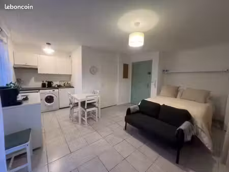 studio avec jardin - 27m2 - lardenne - climatisé