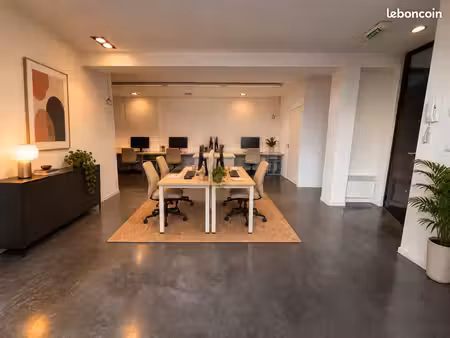 bureaux 165 m² – open spaces  5 bureaux et salle de réunion – roubaix gare