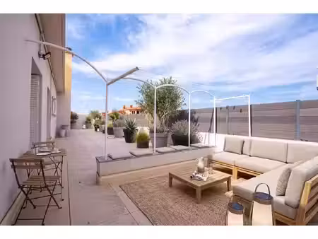 appartement de 130 m2 au étage avec vue panoramique & canigou