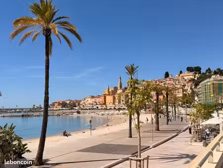 ☀️menton – appartement front de mer  meublé  clim  balcons