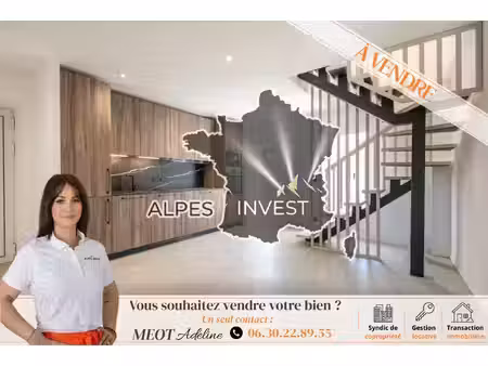 maison grelin - t2 duplex neuf avec balcon  cave et place de