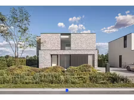 nieuwbouwvilla in landelijke omgeving.