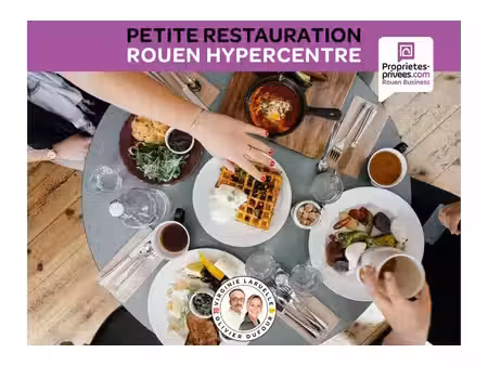 rouen hypercentre - petite restauration  bar  licence iv  grande terrasse