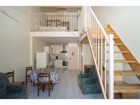 carcassonne - bastide - a louer meublé appartement duplex t2 51 8m² avec pompe à chaleur (