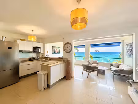 appartement f2 avec vue mer panoramique sur le diamant