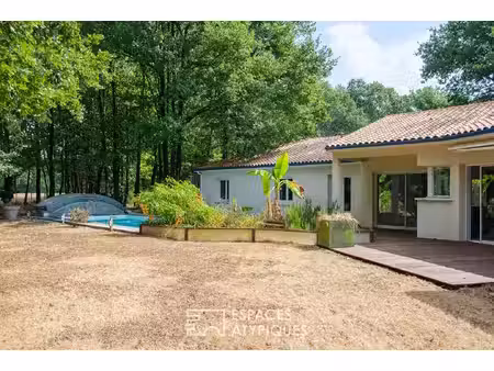charmante contemporaine avec piscine aux portes de poitiers