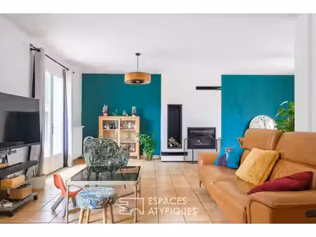 maison familiale avec jardin boisé aux portes de poitiers