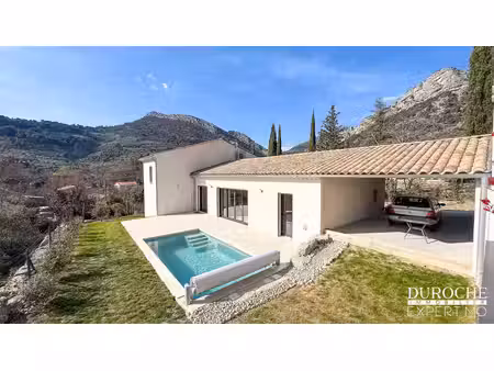 villa contemporaine à buis-les-baronnies – 115 m²  piscine chauffée  vue saint-julien & ga