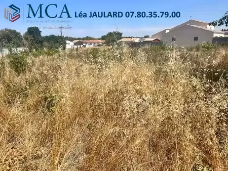 vente terrain 313 m² anais (17540)