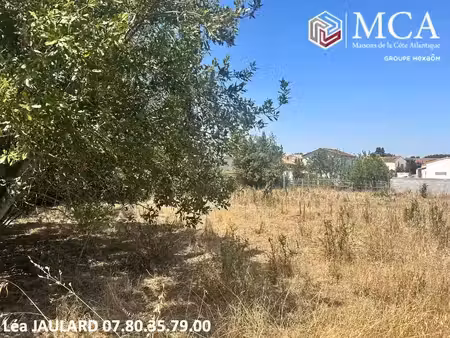 vente terrain 400 m² anais (17540)