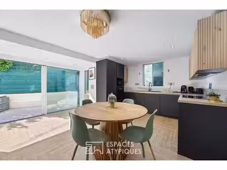 charmante maison deux chambres rénovée avec patio