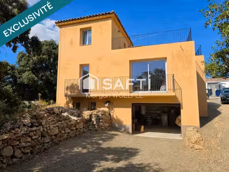 villa construite en 2025 toit-terrasse et garage