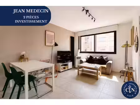 2 pièces 31 m² - meublé - idéal investissement - jean médecin ba