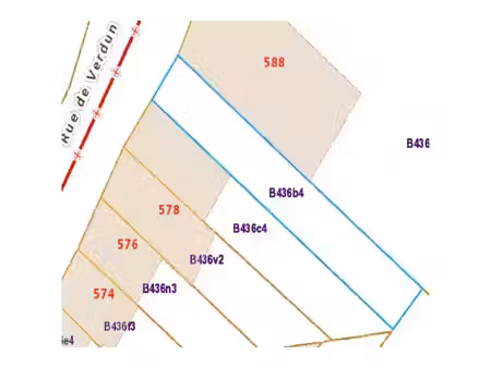 terrain à vendre à rue de verdun 586 haren (vbe63808)
