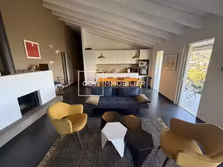 sollacaro - maison d'architecte vue sur le golfe du valinco - 84m2