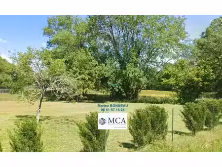 vente terrain 800 m² les billaux (33500)