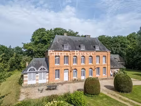 dans le pays de caux  à 35 min au nord de rouen  une maison de maître du 19e s. avec...