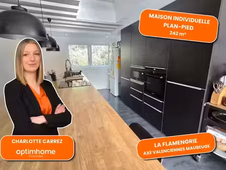 vente maison 5 pièces 242 m² à la flamengrie (59570)  219 900 €