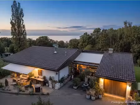 maison 5 pièces vue panoramique lac léman - champanges