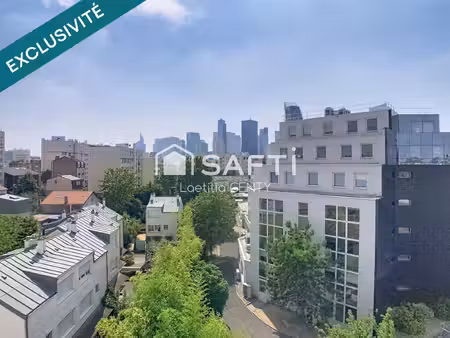 courbevoie - 3 pièces - balcons - vue dégagée