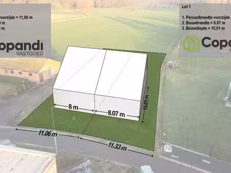 terrain à vendre à kwaadmechelen € 129.000 (lrk32) | zimmo