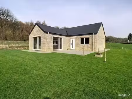 villa passive – plain-pied – gros œuvre fermé – 32 ares