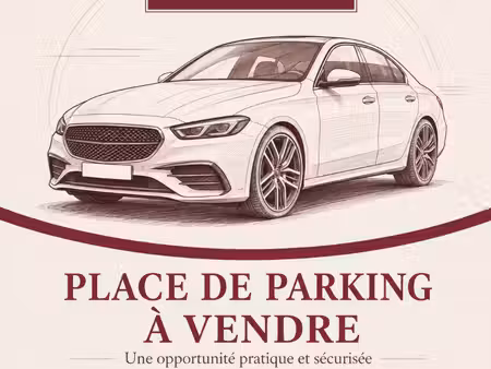 place de parking à vendre