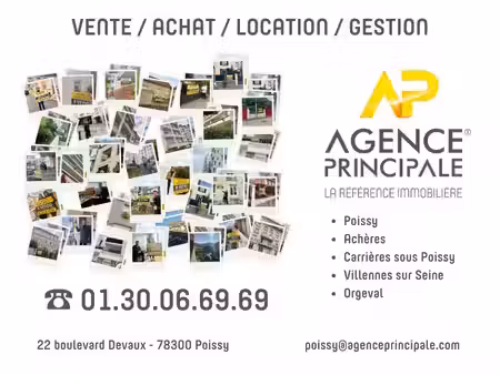 appartement acheres 3 pièce(s) 62 m2