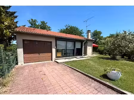 agréable maison 3 pièces avec garage et jardin à montauban