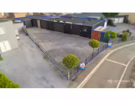 5 entrepôts loués ± 270 m² – revenu locatif – soumagne