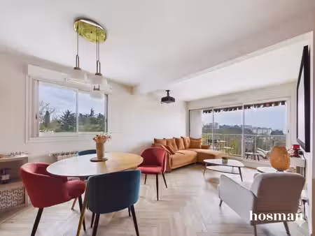 appartement lumineux et calme de 5 pièces - 100 m² - vue dégagée  double balcon  garage et