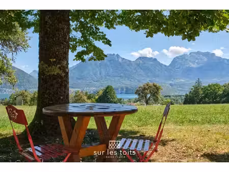 chalet vue lac 7 pièces 198 m2 au sol à sevrier