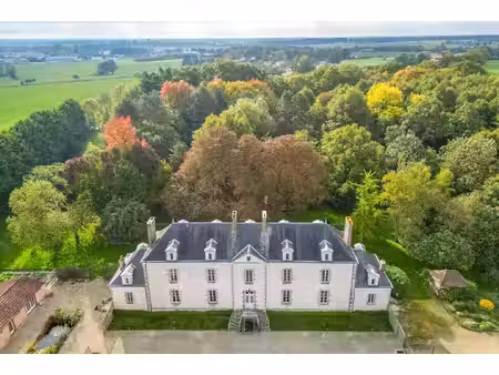 grande demeure au coeur de son parc forestier
