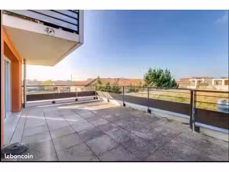 vente f2 secteur l union launaguet grande terrasse parking sous sol . climatisé ascenseur 