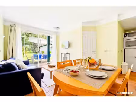 t3 meublé 2 chambres avec jardin – golf de gujan-mestras