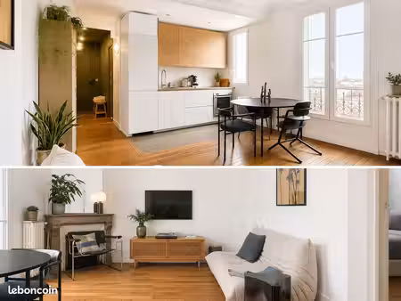 colombes – appartement 3 pièces meublé de 56 m² dernier étage + cave