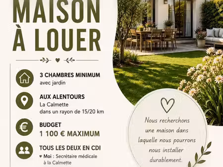 recherche maison 3 chambres