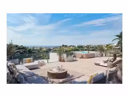 le montebello — t4 130m²  vue mer  piscine privative  bellet