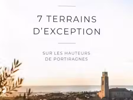 vente terrain 602 m² à portiragnes (34420)  241 000 €