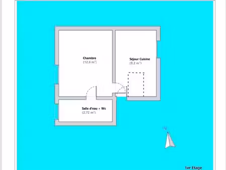 location appartement 2 pièces 24.52 m² à gentilly (94250)  711 €