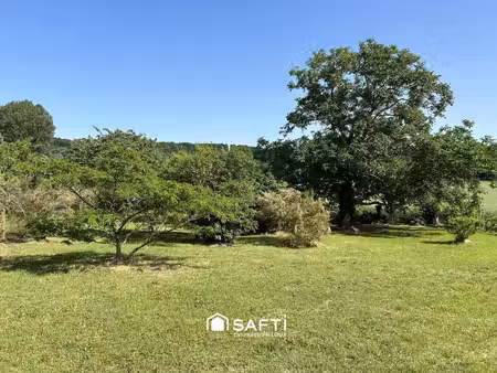 beau terrain constructible arboré