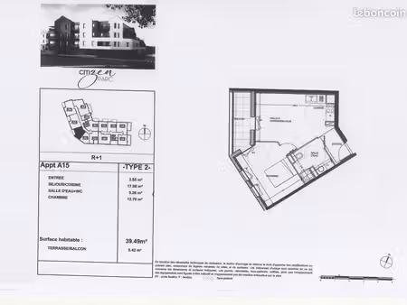appartement t2 tours nord