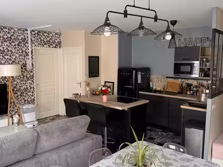 superbe t2 meublé 51m² - rouen (clinique mathilde) - balcon  2 parkings  cave