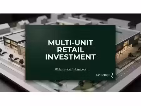 à vendre : retail cluster entièrement loué