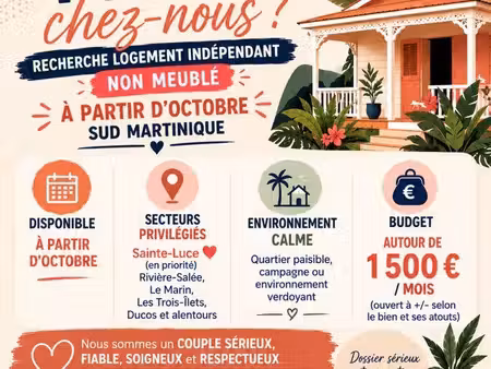 recherche logement à partir du mois d’octobre